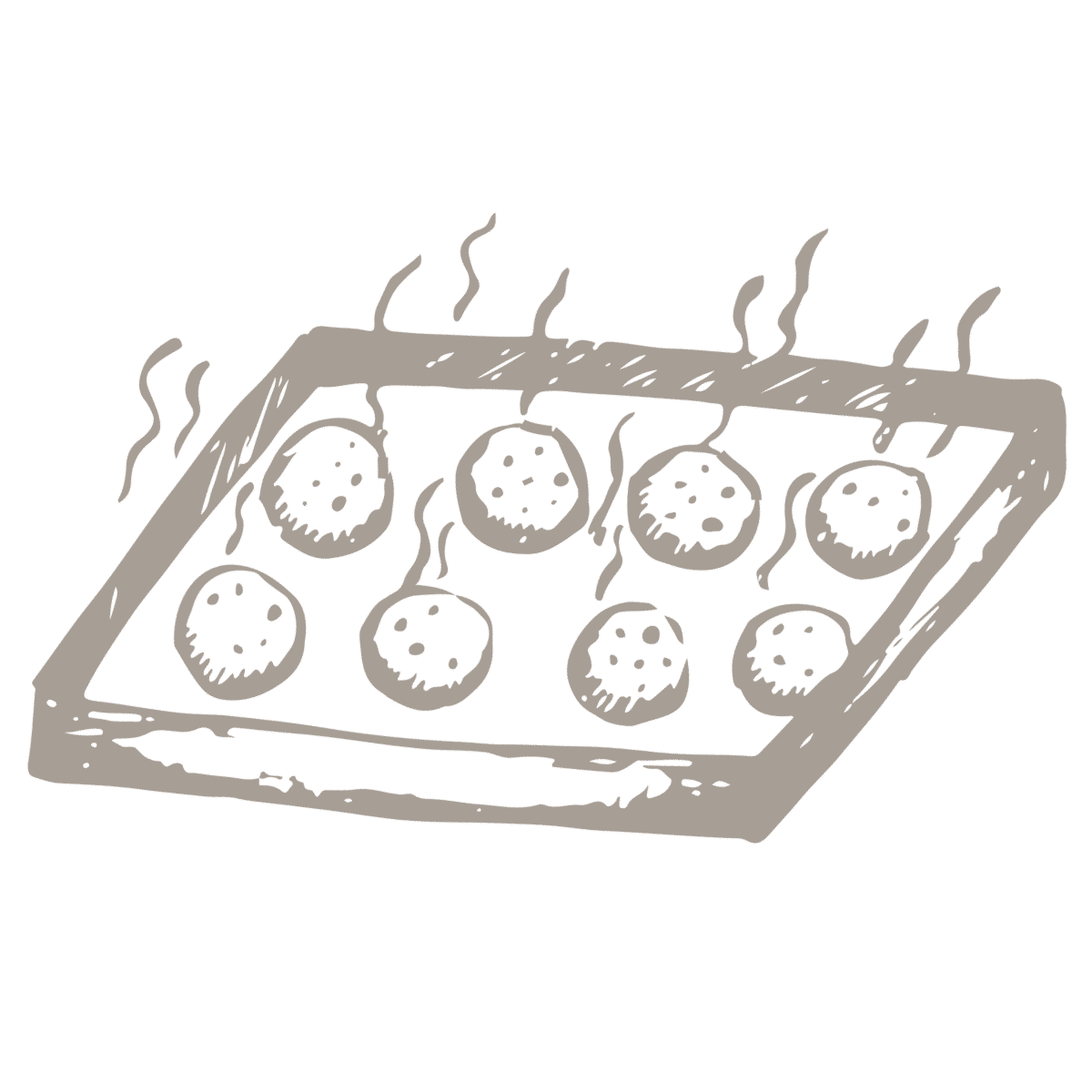 chocolate chip cookies pan