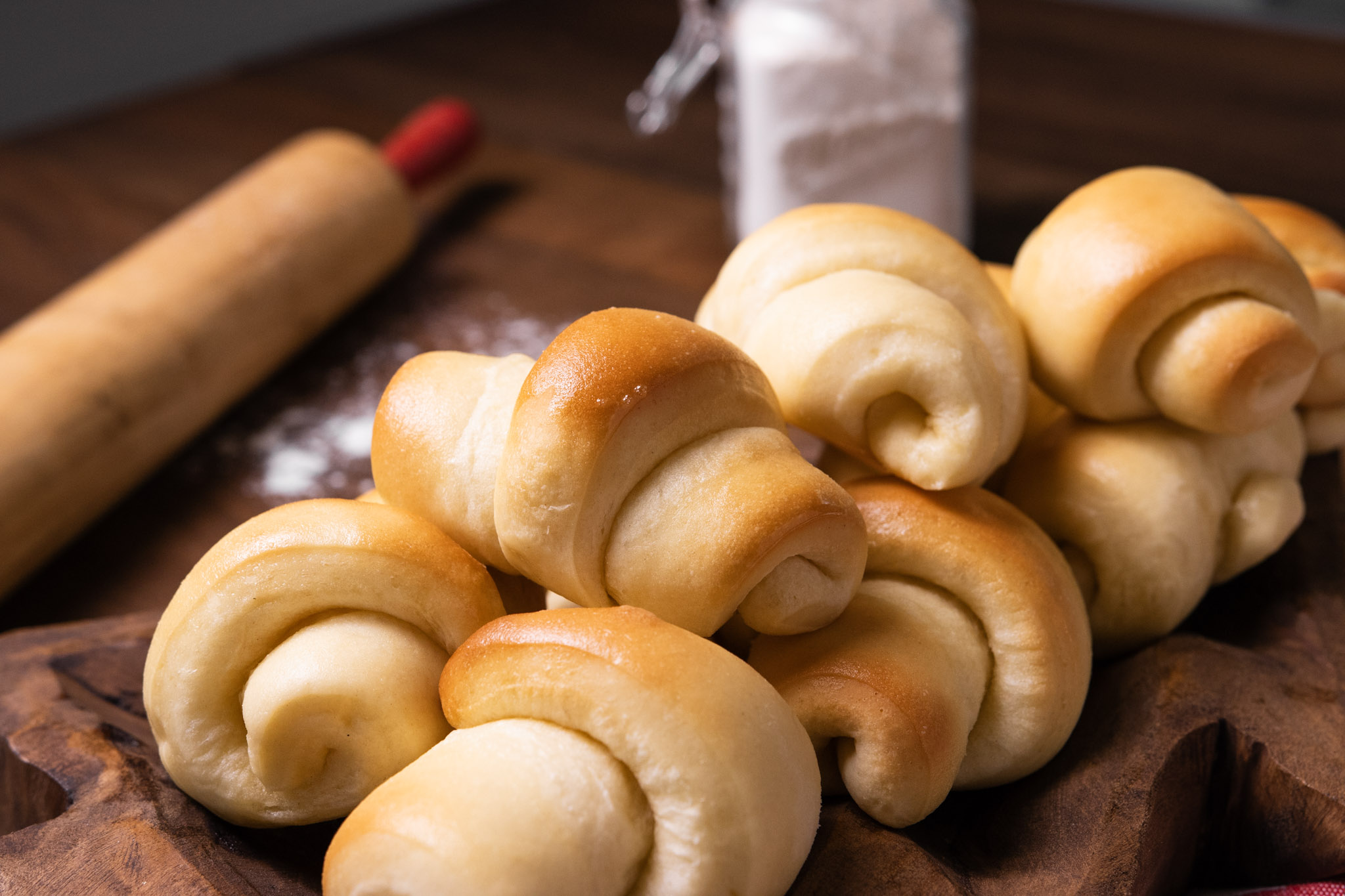 overnight butter horns